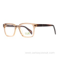 Women Custom Square Bevel ECO Acetate Optical Frame